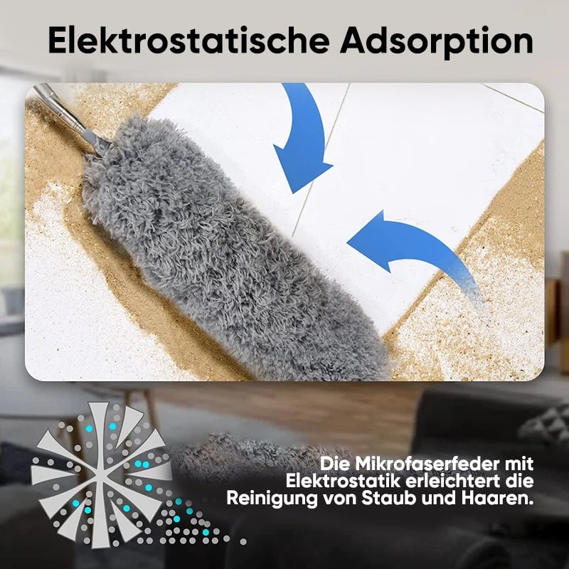🌈✨Einziehbarer Staubbürsten-Staubwedel