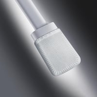 Cleaning long-handled toilet brush