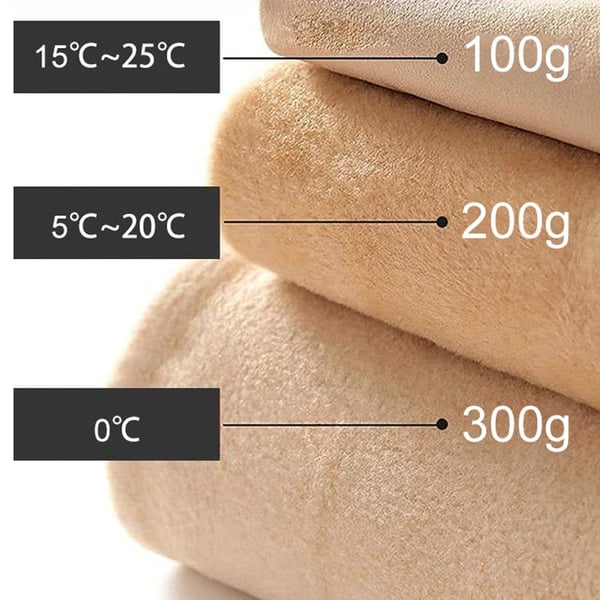 Sexede fleeceforede leggings til vinteren