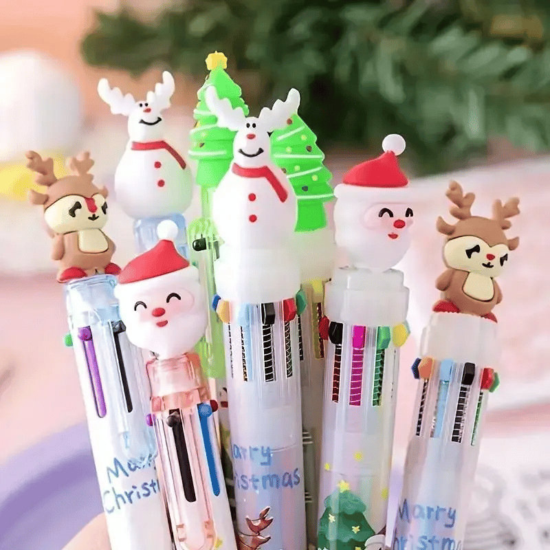 Christmas Cartoon Multi-color Creative Ballpoint Pen
