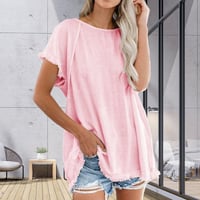 Long Lady T-shirt with Fringes