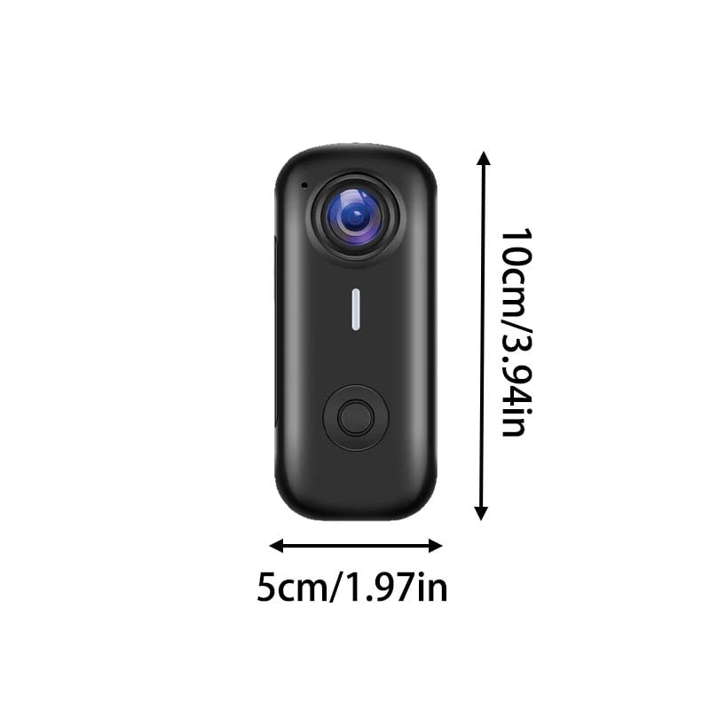 Sakerplus® 2K Mini Wearable Body Camera