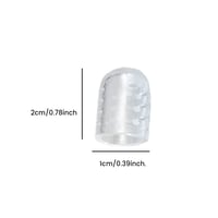 Silicone anti-friction toe protector