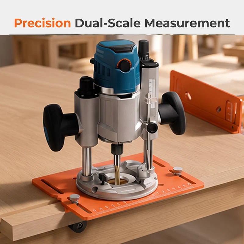 Precision Wood Router Slotting Guide Bracket