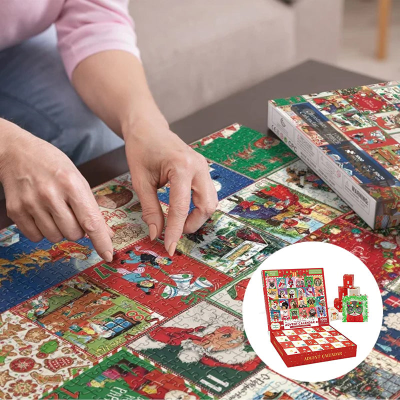 🎄Christmas Advent Calendar Jigsaw Puzzle 🧩【Christmas pet】