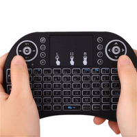 i8 Mini Wireless Tri-Color Backlit Running Keyboard