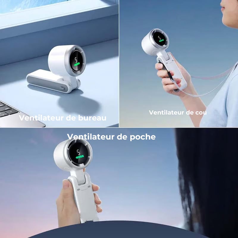 Ventilateur turbine pliable à haute vitesse