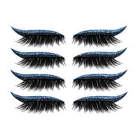 Autocollants Imperméables et Réutilisables pour Eye-liner et Cils