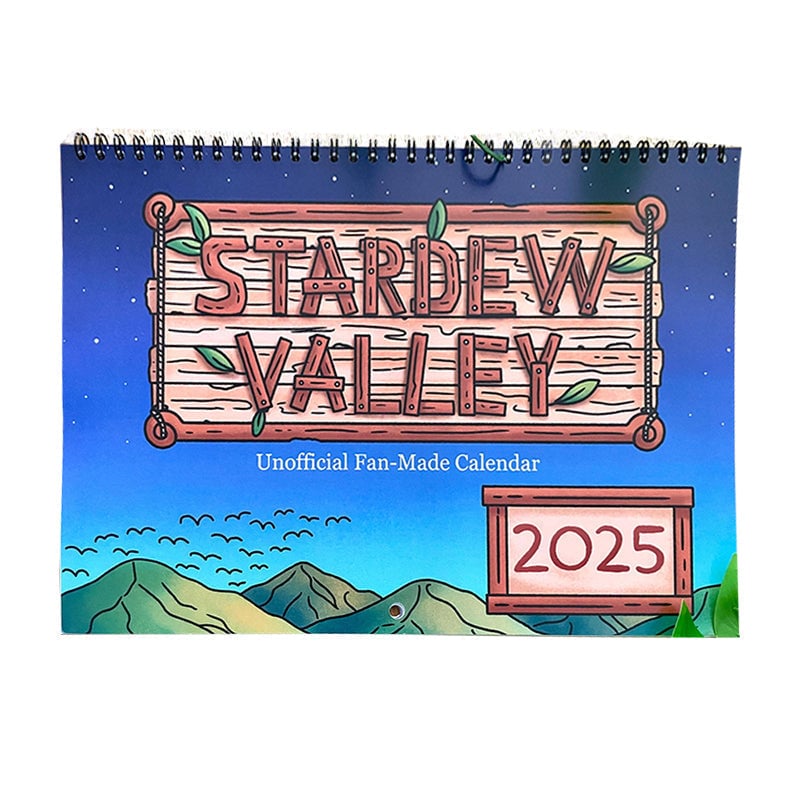2025 Stardew Valley Fan Made Wall Calendar