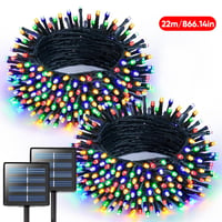 Outdoor Solar LED String Lights