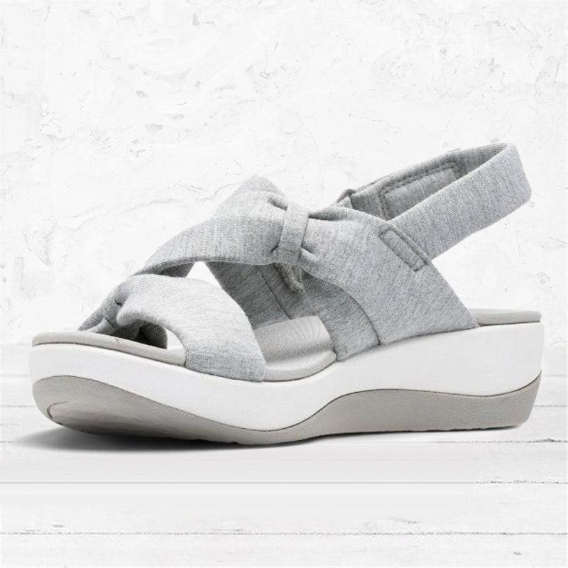 Women's Plain Fishmouth Platform Sandals