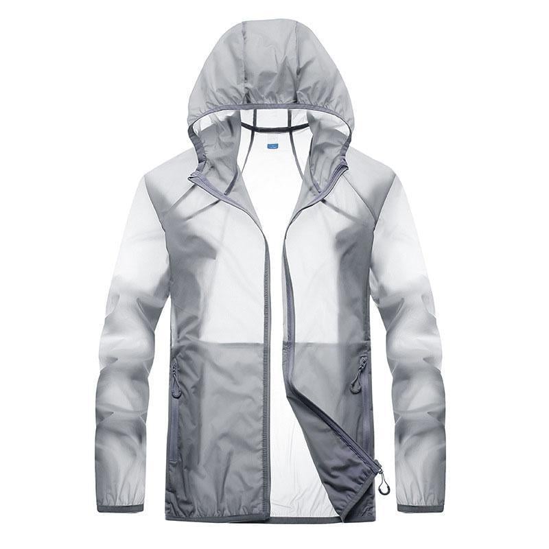 Lightweight Hooded Jackets Sun Protection+Quick Dry Windproof Packable