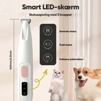 Pelstrimmer med LED lys