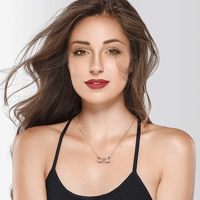Collier Doux Amour Strass