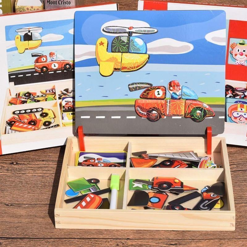 Magnetic puzzle box preschool education toys