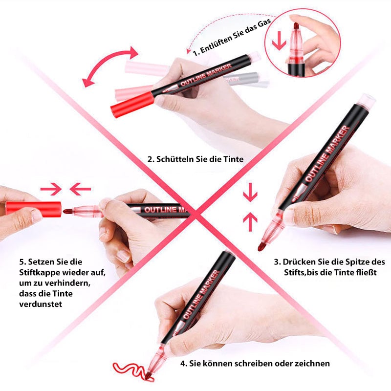 Leuchtstift-Graffiti-Marker