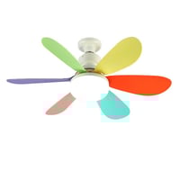 2-in-1 LED Ceiling Fan Light with Remote Control, E27E26/B22 Base
