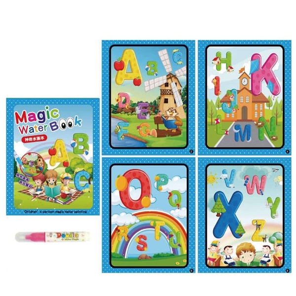 Magic Water Coloring Book（18.3*14.8cm/7.20*5.83in）