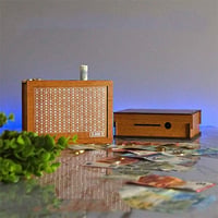 ✨Wooden money box with engraved figures
