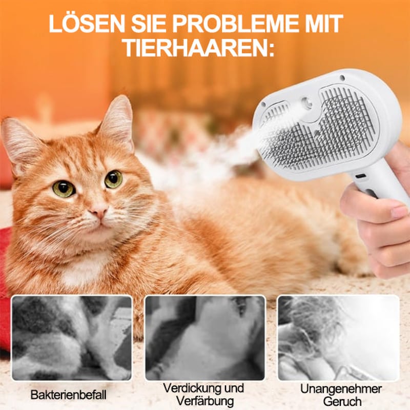 Haustierspray Haarentfernungskamm