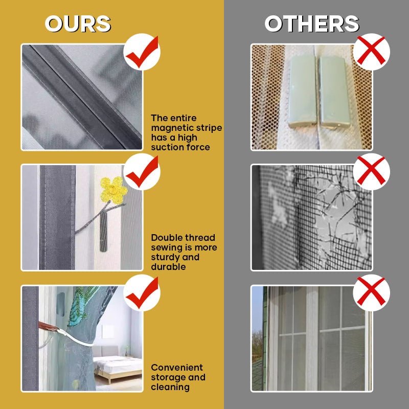 SAKER® Magnetic Screen Door