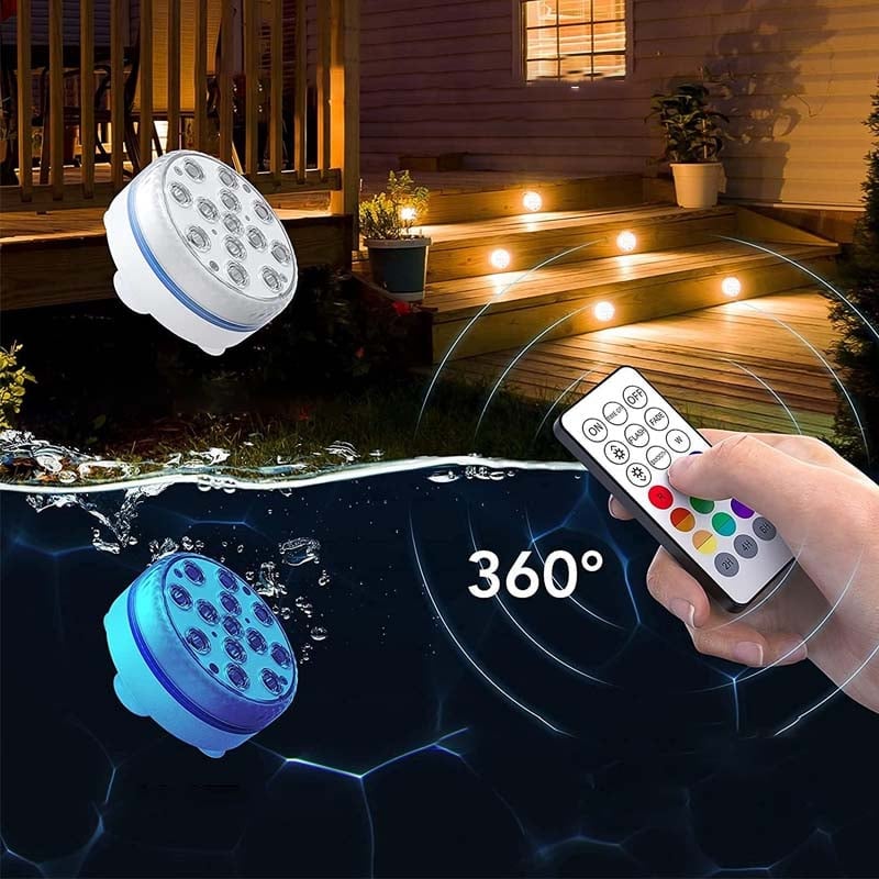 Upsell - Doppellagige wasserdichte selbstklebende LED-Pool-Leuchte