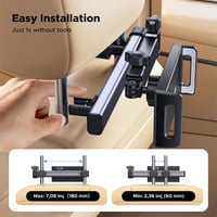 Car Headrest Tablet Holder