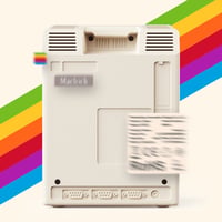1984 Retro-Inspired Cream Digital Alarm Clock