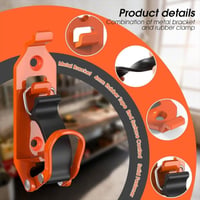 Heavy Duty Zinc Alloy Shovel Mount