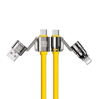 Liquid Silicone 4-in-1 Fast Charging Cable