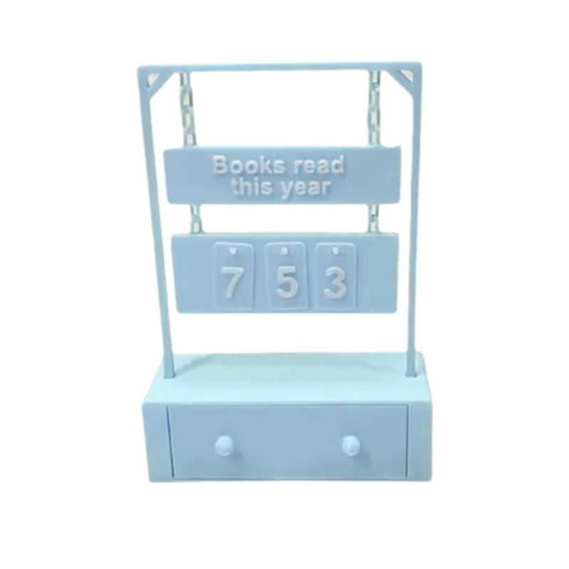 Hanging Book Counter With Numbers