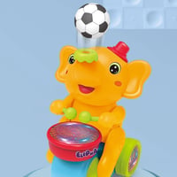 Interactive LED Elephant Toy for Toddlers & Kids with Realistic Sounds