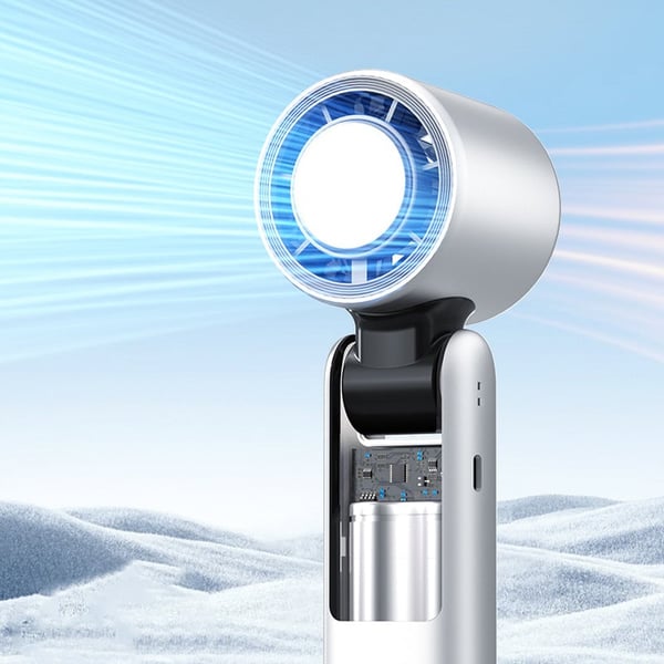 Mini ventilateur turbo pliable portable haute vitesse rechargeable par USB