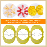 Multifunctionele fruitsnijder en kerner
