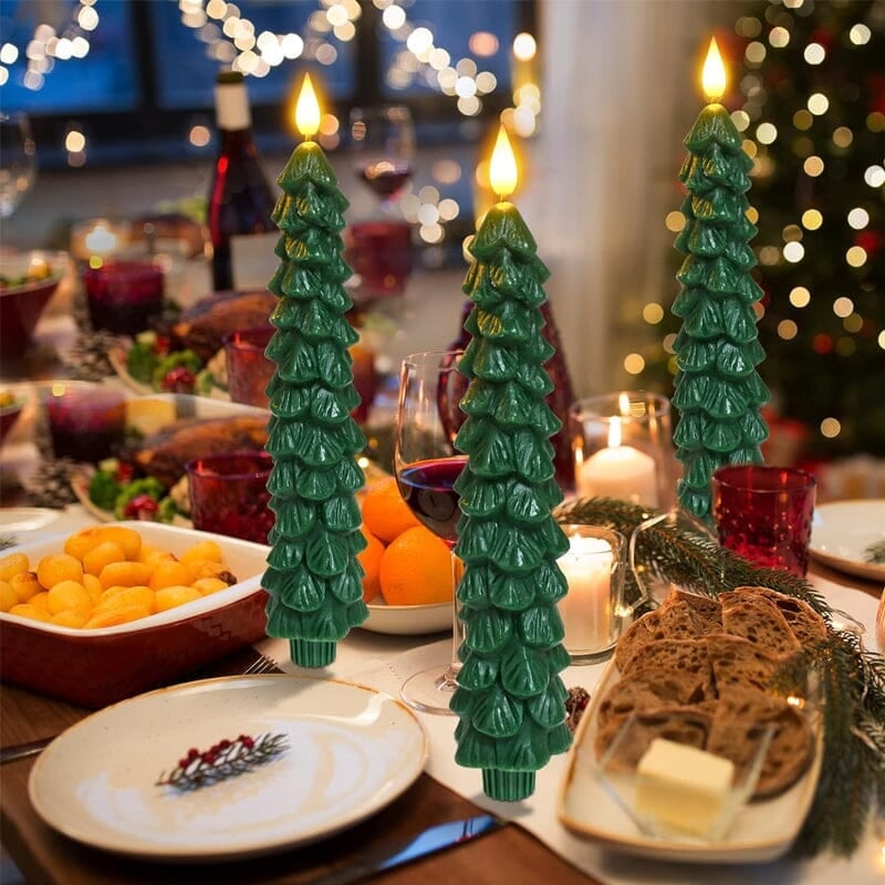 Weihnachtliche LED-Kerzenbaum
