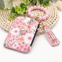 Stylish Card Holder With Silicone Bead Bracelet
