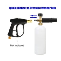 Enhance Your Car Washing Experience - SAKER® Foam Cannon Dual Connector Accessory