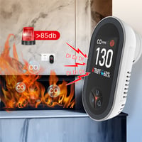 CO Temperature and Humidity Monitoring Alarm
