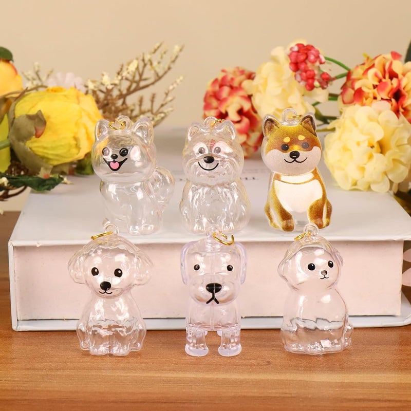 Un mignon porte-clés en forme de chiot pour stocker des poils