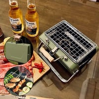 Bærbar grill i rustfrit stål