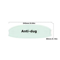 Anti-dug og regntæt visirbelægning