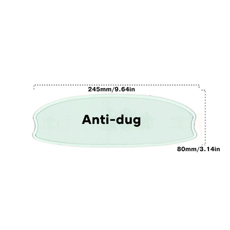 Anti-dug og regntæt visirbelægning