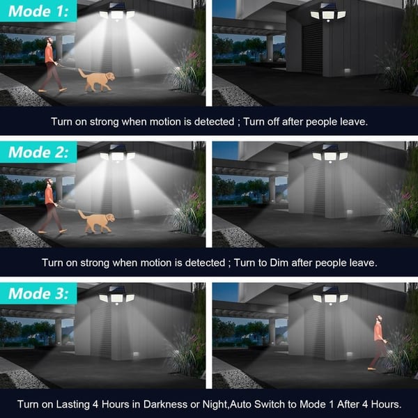 Sakerplus Solar Outdoor Lights