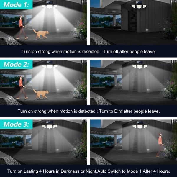 Sakerplus Solar Outdoor Lights