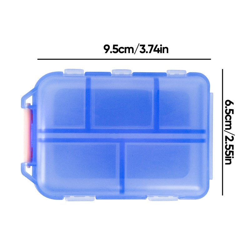 Travel Pill Organizer Box -v2