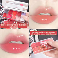 10 Colors Lip Jelly Palette