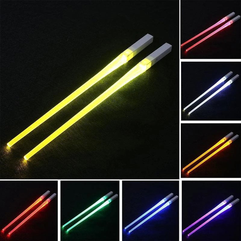 LED självlysande ätpinnar