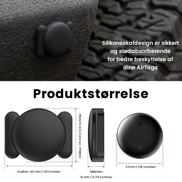 GPS tracker med vejrbestandigt magnetisk etui