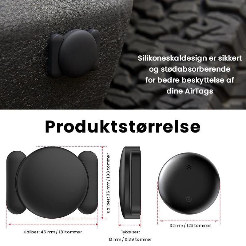 GPS tracker med vejrbestandigt magnetisk etui