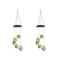 Solar Wind Chime Outdoor Light